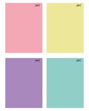 Zeszyt A5 60k krata laminowany PASTEL p10 mix cena za 1 sztukę