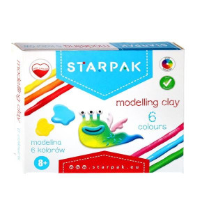 Modelina 6 kolorów  STARPAK