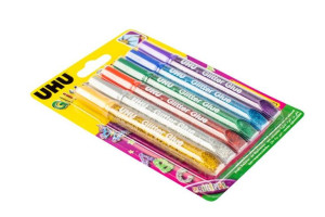 Klej z brokatem 6x10 ml Glitter Glue Original UHU