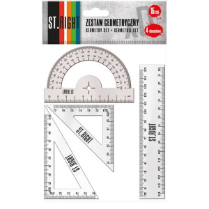 Zestaw geometryczny 4el. 15cm ST.RIGHT