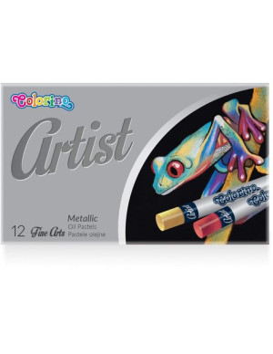 Pastele olejne 12 kolorów Artist Metallic 81162 Colorino