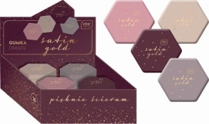 Gumka do ścierania satynowa gold INTERDRUK p20 mix cena za 1 szt