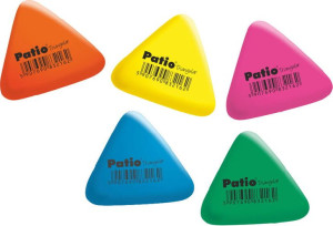 Gumka ołówkowa triangular mix p100 38478PTR Patio mix cena za 1 szt