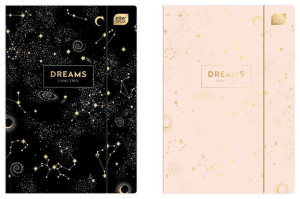 Teczka z gumką A4+ Metallic Dreams p10 INTERDRUK mix cena za 1szt