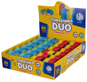 Temperówka Astra DUO z dwoma otworami p24 mix cena za 1 szt.