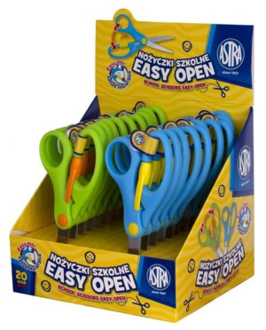 Nożyczki Astra easy open p20 mix cena za 1 szt