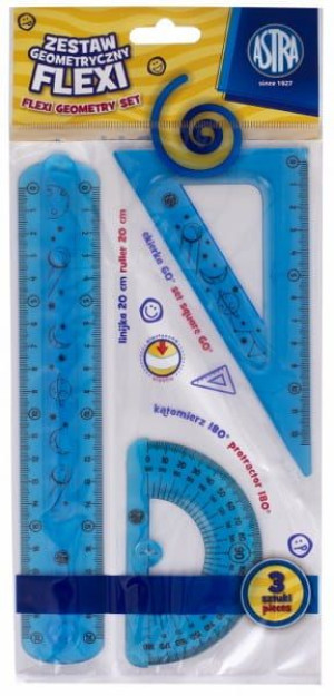 Zestaw geometryczny Flexi 3 elementy