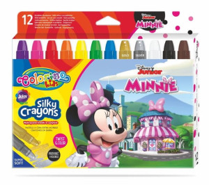 Kredki świecowe wykręcane w sztyfcie Myszka Minnie