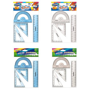 Zestaw geometryczny 4 elementowy 20cm bambino mix cena za 1 szt