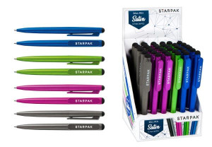 Długopis automatyczny Satin 0,7mm z końcówką do tabletu p36 STARPAK (cena z