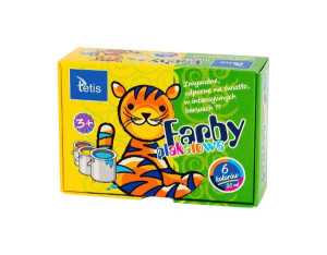 Farby plakatowe 6kol 20ml Tetis