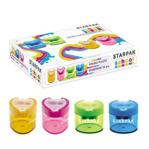 Temperówka plastikowa podwójna p24 STARPAK, cena za 1szt.