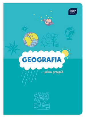 Zeszyt A5 60k kratka geografia HYBRID FSC Credit p10 INTERDRUK mix cena za