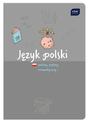Zeszyt A5 60k linia polski HYBRID FSC Credit p10 INTERDRUK mix cena za 1 sz