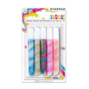 Klej brokatowy 2kol 10,5ml blister STARPAK MIX cena za 1 op