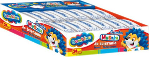 Gumka do ścierania Bambino biała myszka MAJEWSKI p24 mix cena za 1 szt