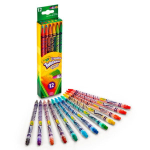 Kredki ołówkowe wykręcane - 12 kolorów - Crayola