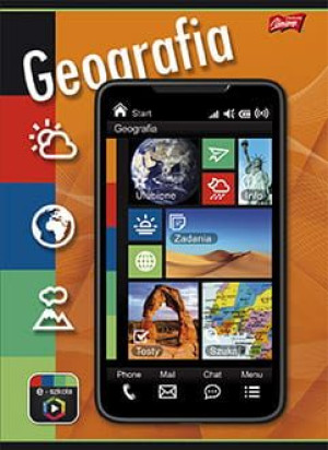 PROMO Zeszyt A5 60k kratka Geografia p10 UNIPAP MAJEWSKI   cena za 1 sztukę