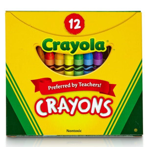 Kredki świecowe 12kol Crayola 0012