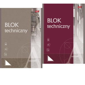 Blok techniczny A4 10k mix p10 MAJEWSKI cena za 1 szt.