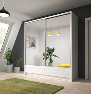Szafa przesuwna ARIA II 200 cm z lustrem