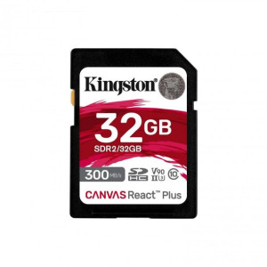 Kingston SDHC Canvas React Plus 32GB 300R/260W UHS