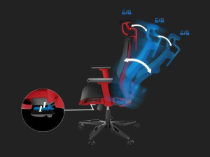 Fotel Ergonomiczny Genesis Astat 700 Czerwony