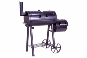 Grill ogrodowy z wędzarnią XL - 120 x 55 cm