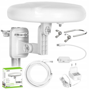 Antena Dvbt2 Dookólna Digital360 4k Lte Vayox Mux8