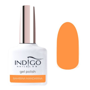 Indigo Lakier Hybrydowy Bambina Mandarina 7Ml