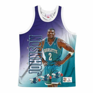 Koszulka Mitchell & Ness NBA Behind The Back Tank Charlotte Hornets - Larry