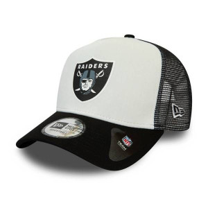 Czapka z daszkiem New Era 9FORTY NFL Raiders Trucker biała
