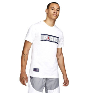 Koszulka Air Jordan Paris Saint-Germain biała