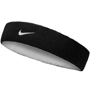 Opaska na głowę Nike Swoosh Headband biała dwustronna