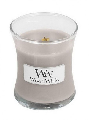 WoodWick Wood Smoke świeczka mała drewniany knot