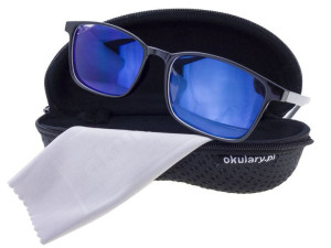 Okulary zerówki nerdy kujonki z filtrem blue light do komputera POLARISS 21