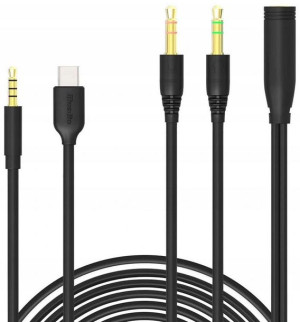 Bluedio Kabel do słuchawek USB C-mini-jack 1,5m BE-AUX