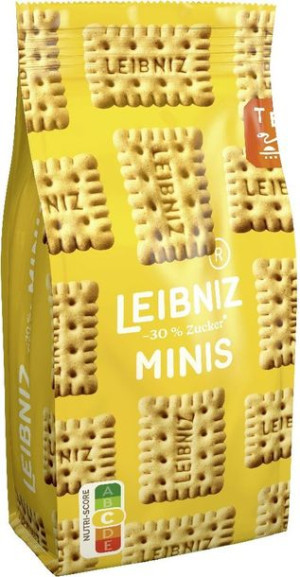 Herbatniki maślane - 30% mniej cukru 125 g - Leibniz Minis