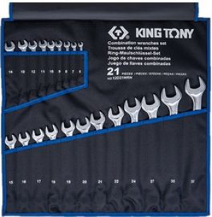 Zestaw Kluczy Płasko-oczkowych 21szt King Tony