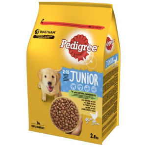 PEDIGREE Junior 2,6 kg Z Kurczakiem i Ryżem - Sucha Karma Dla Szczeniąt