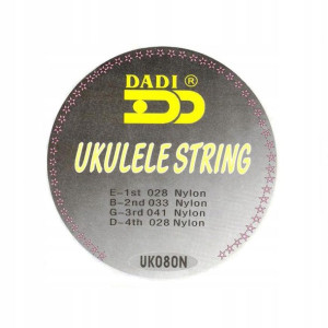 Dadi Uk080n Wh - Struny Do Ukulele