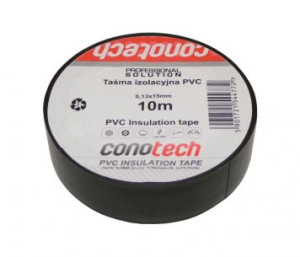 Taśma izolacyjna czarna 10m 15mm CONOTECH