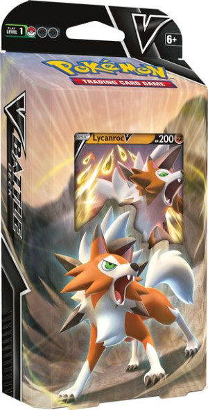 Pokemon TALIA BATTLE karty Deck Lycanroc V +KOD
