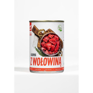 Bult Tuf Tuf Mokra Karma Dla Psa Mielonka z Wołowiną 400 g