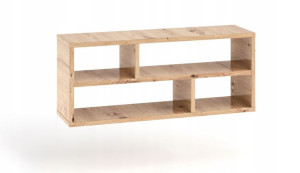 Regał ścienny półka wisząca Dąb Artisan LEO 9