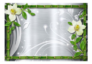 Fototapeta - Bambus i dwie orchidee [Rozmiar: 300X210]