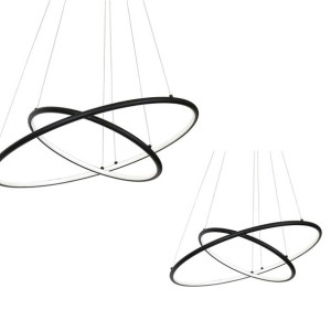 Lampa Wisząca Orion Black 53w Led