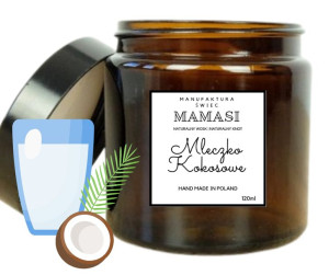 Mleczko Kokosowe Sojowa 120Ml Świeca , Świeczka
