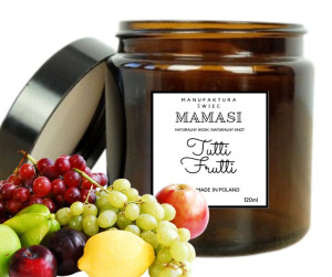 Tutti Frutti Sojowa 120Ml Świeca , Świeczka