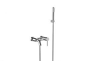 BESCO ILLUSION bateria wannowa ścienna chrom BW-IS-CH